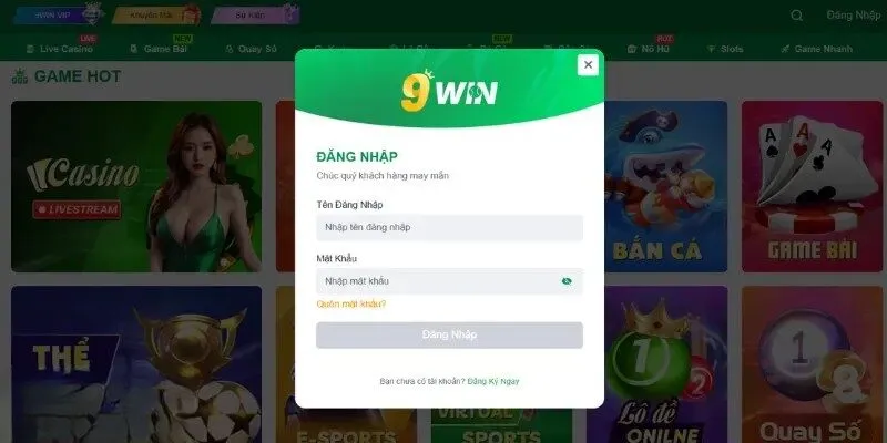 9WIN sở hữu một danh mục trò chơi vô cùng đa dạng và hấp dẫn